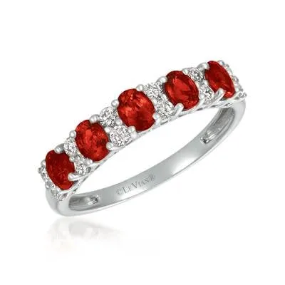 Le Vian Rings Le Vian 14K Vanilla Gold Passion Ruby and Vanilla Diamond Band
