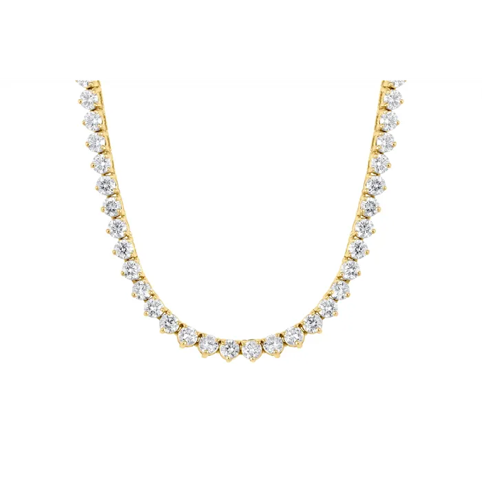 Meierotto Jewelers 14K Yellow Gold Diamond Tennis Necklace Necklaces