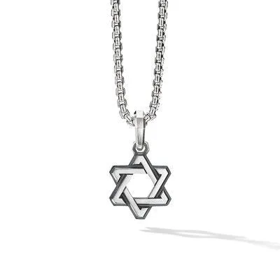 Necklaces David Yurman David Yurman Deco Star of David Pendant