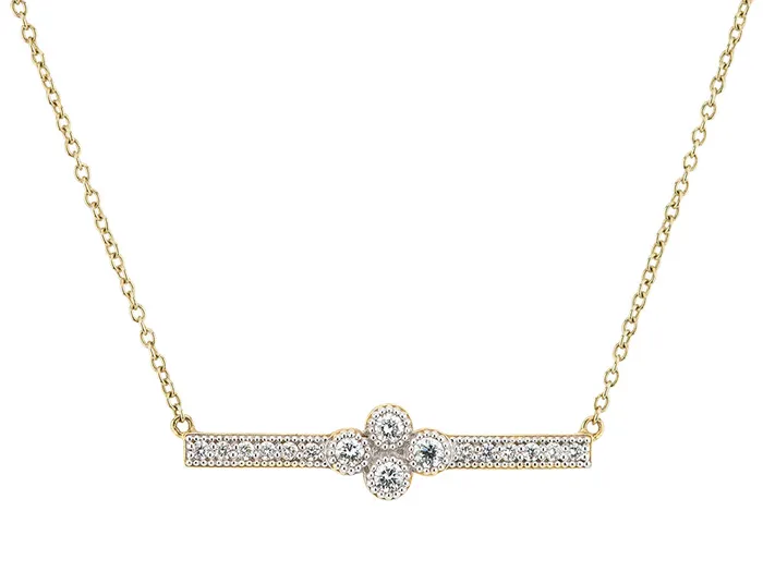 Necklaces Jude Frances Jude Frances Provence Bar Necklace
