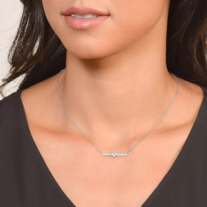 Necklaces Jude Frances Jude Frances Provence Bar Necklace