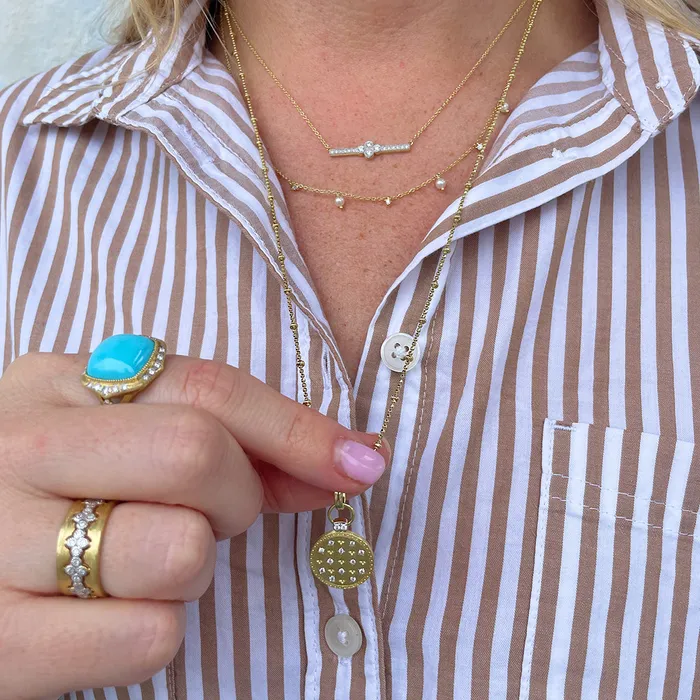 Necklaces Jude Frances Jude Frances Provence Bar Necklace