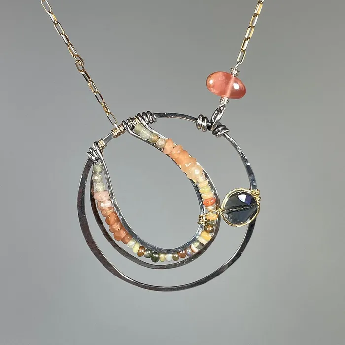 Necklaces Opalescent Eclipse Necklace Art By Any Means