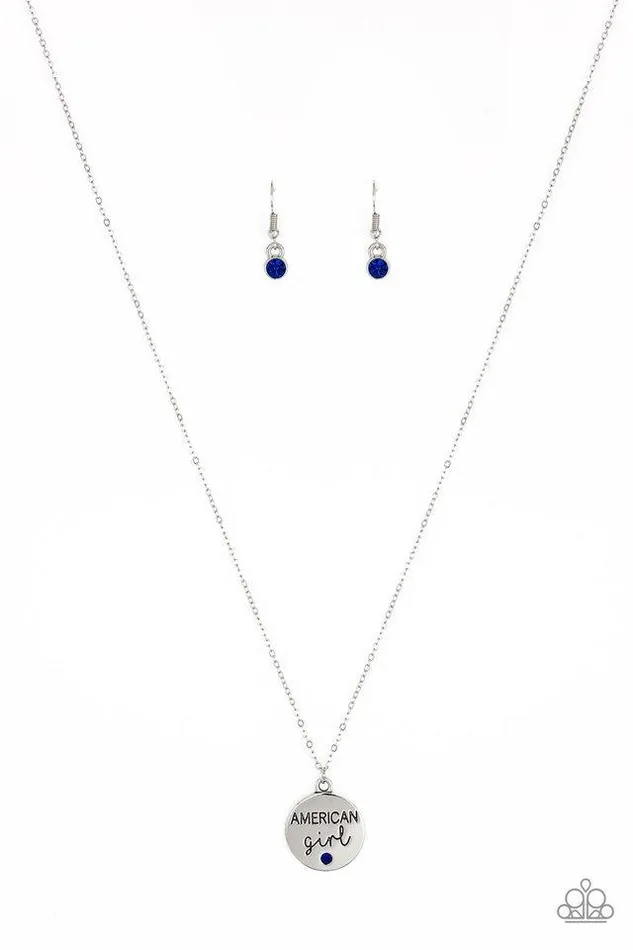 Necklaces Paparazzi Jewelry Paparazzi Necklace American Girl Blue