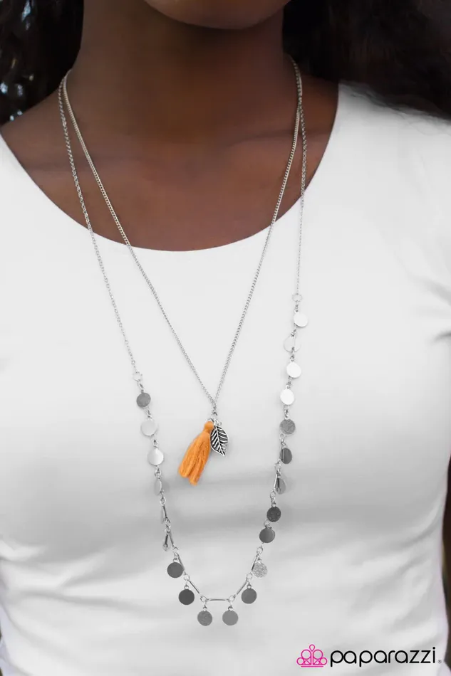 Necklaces Paparazzi Jewelry Paparazzi Necklace Born To Wander Yellow