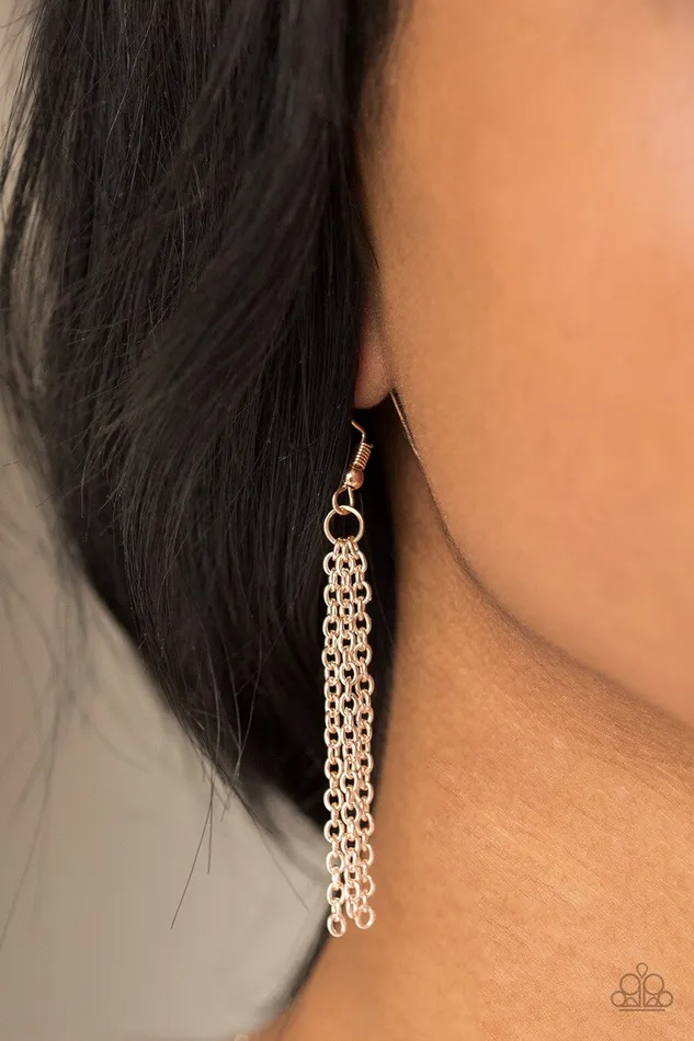 Necklaces Paparazzi Jewelry Paparazzi Necklace BOUGH Down Rose Gold