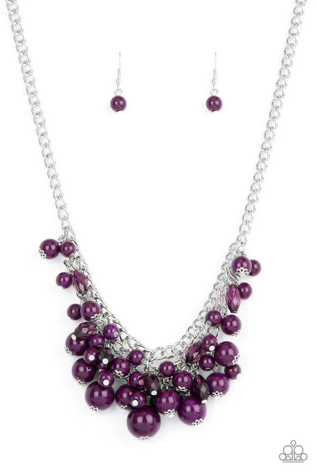 Necklaces Paparazzi Jewelry Paparazzi Necklace Broadway Bustle Purple