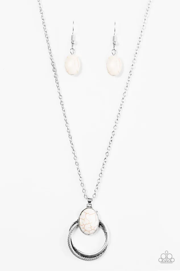 Necklaces Paparazzi Jewelry Paparazzi Necklace Contemporary ARTISAN White