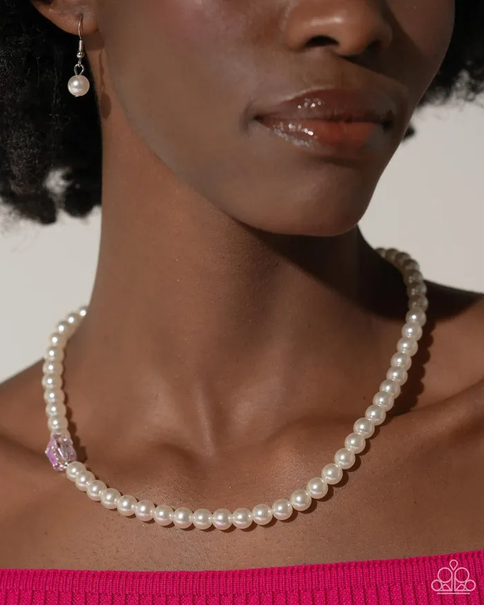 Necklaces Paparazzi Jewelry Paparazzi Necklace Cubed Charisma Purple