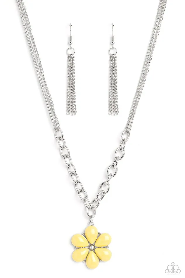 Necklaces Paparazzi Jewelry Paparazzi Necklace Dazzling Dahlia Yellow Necklaces Paparazzi Jewelry Paparazzi Necklace Dazzling Dahlia Yellow