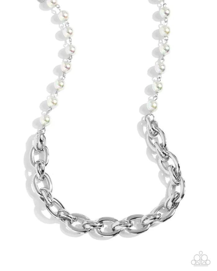 Necklaces Paparazzi Jewelry Paparazzi Necklace Dual Daydream Silver Necklaces Paparazzi Jewelry Paparazzi Necklace Dual Daydream Silver