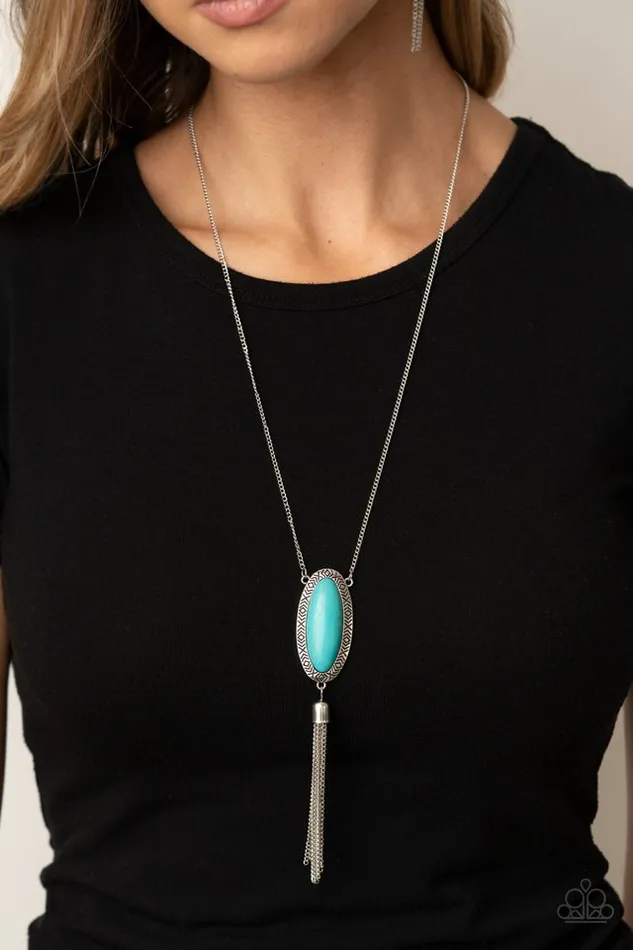 Necklaces Paparazzi Jewelry Paparazzi Necklace Ethereal Eden Blue