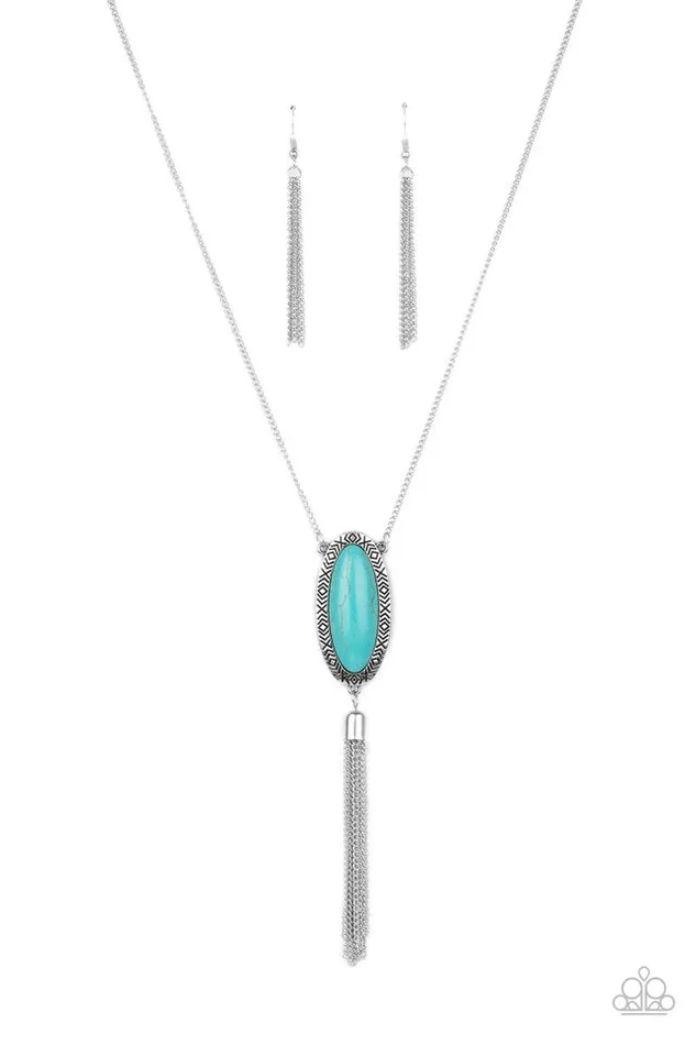 Necklaces Paparazzi Jewelry Paparazzi Necklace Ethereal Eden Blue Necklaces Paparazzi Jewelry Paparazzi Necklace Ethereal Eden Blue