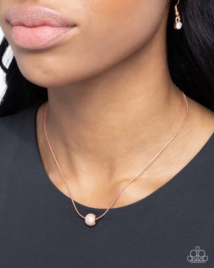 Necklaces Paparazzi Jewelry Paparazzi Necklace Fearless Flair Copper