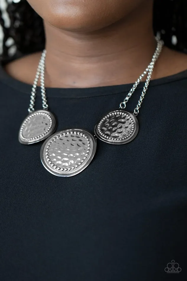 Necklaces Paparazzi Jewelry Paparazzi Necklace Gladiator Glam Black