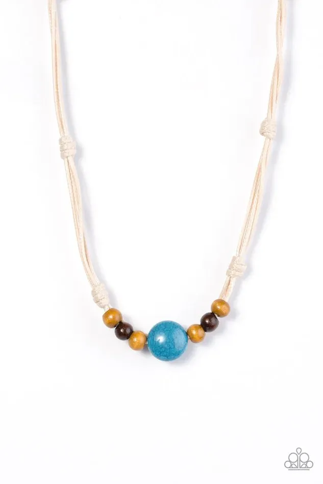 Necklaces Paparazzi Jewelry Paparazzi Necklace Hidden Canyon Blue