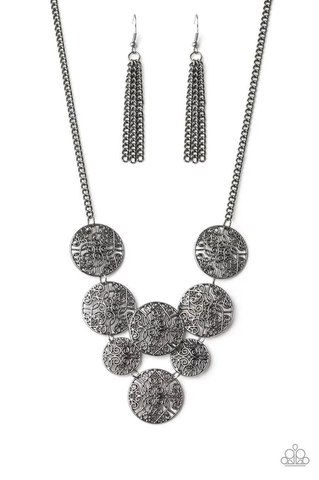 Necklaces Paparazzi Jewelry Paparazzi Necklace Malibu Idol Black