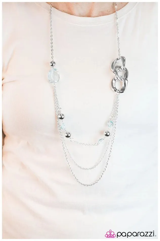 Necklaces Paparazzi Jewelry Paparazzi Necklace May I Suggest Blue