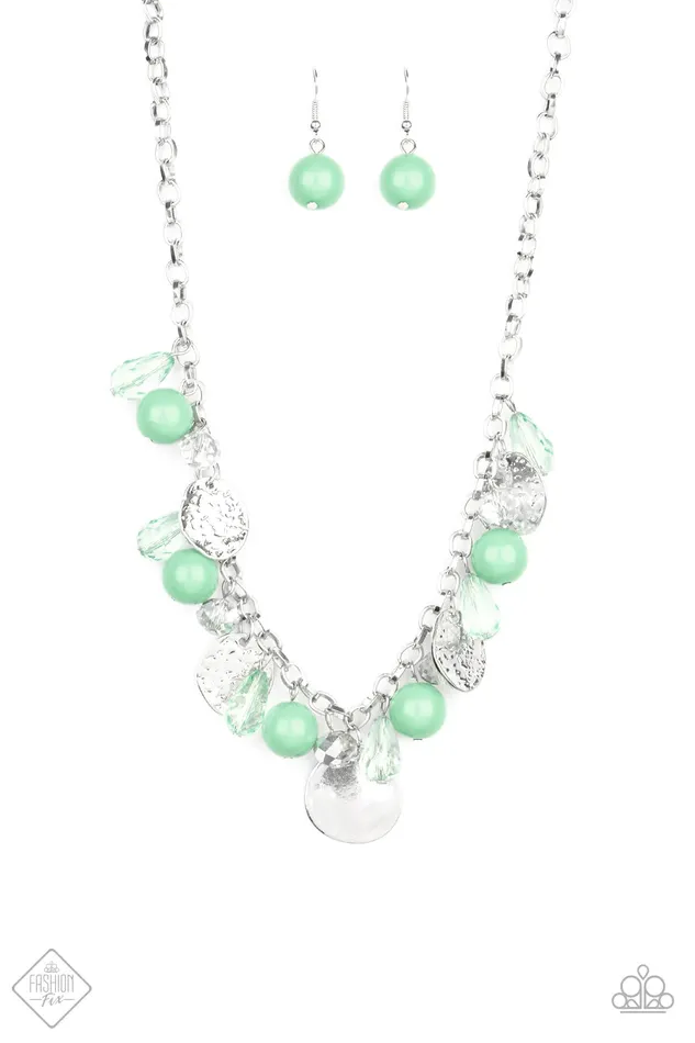 Necklaces Paparazzi Jewelry Paparazzi Necklace Prismatic Sheen Green