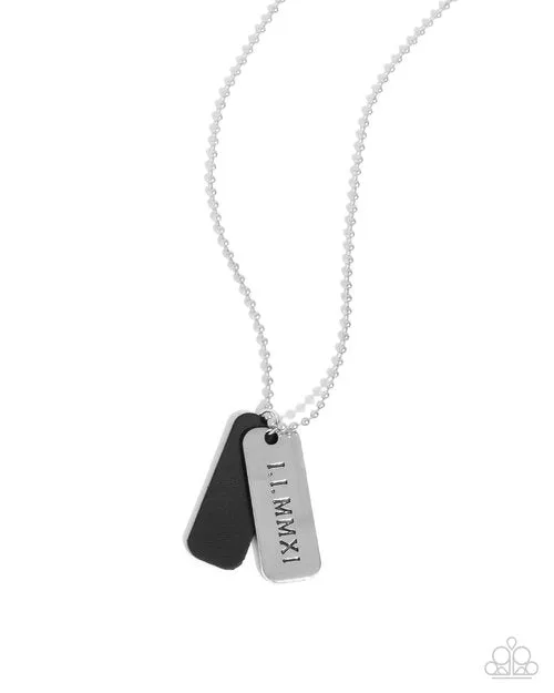 Necklaces Paparazzi Jewelry Paparazzi Necklace Roman Retrograde Black Necklaces Paparazzi Jewelry Paparazzi Necklace Roman Retrograde Black