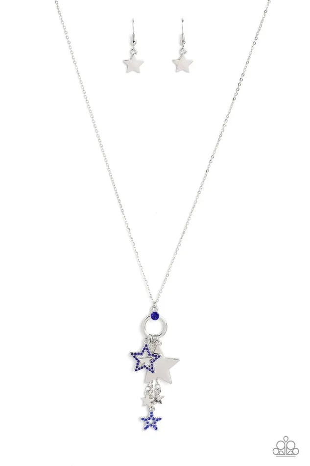 Necklaces Paparazzi Jewelry Paparazzi Necklace Starry Statutes Blue Necklaces Paparazzi Jewelry Paparazzi Necklace Starry Statutes Blue