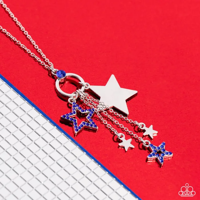 Necklaces Paparazzi Jewelry Paparazzi Necklace Starry Statutes Blue Necklaces Paparazzi Jewelry Paparazzi Necklace Starry Statutes Blue