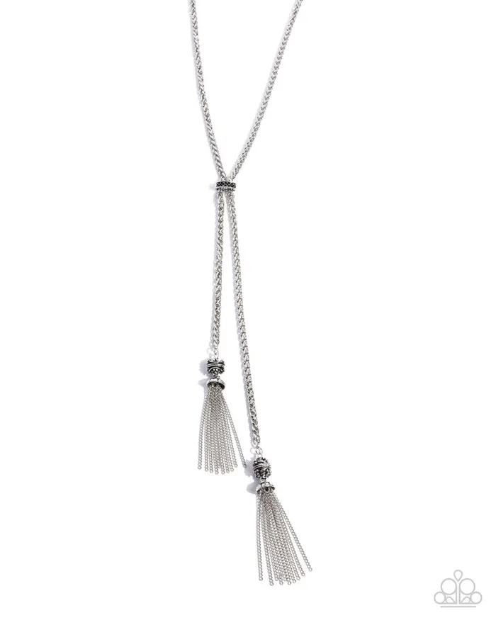 Necklaces Paparazzi Jewelry Paparazzi Necklace Tassel Transit Black Necklaces Paparazzi Jewelry Paparazzi Necklace Tassel Transit Black
