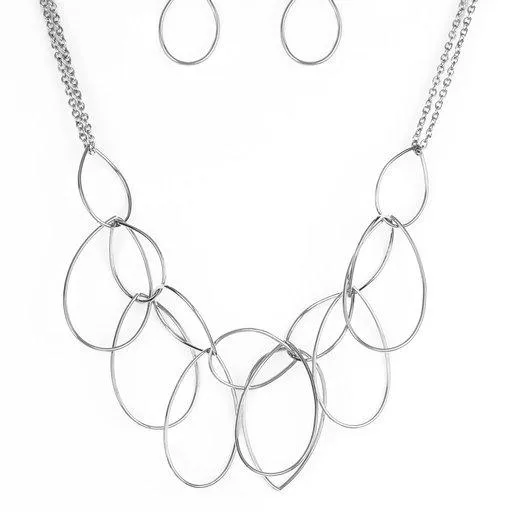 Necklaces Paparazzi Jewelry Paparazzi Necklace TopTEAR Fashion Silver