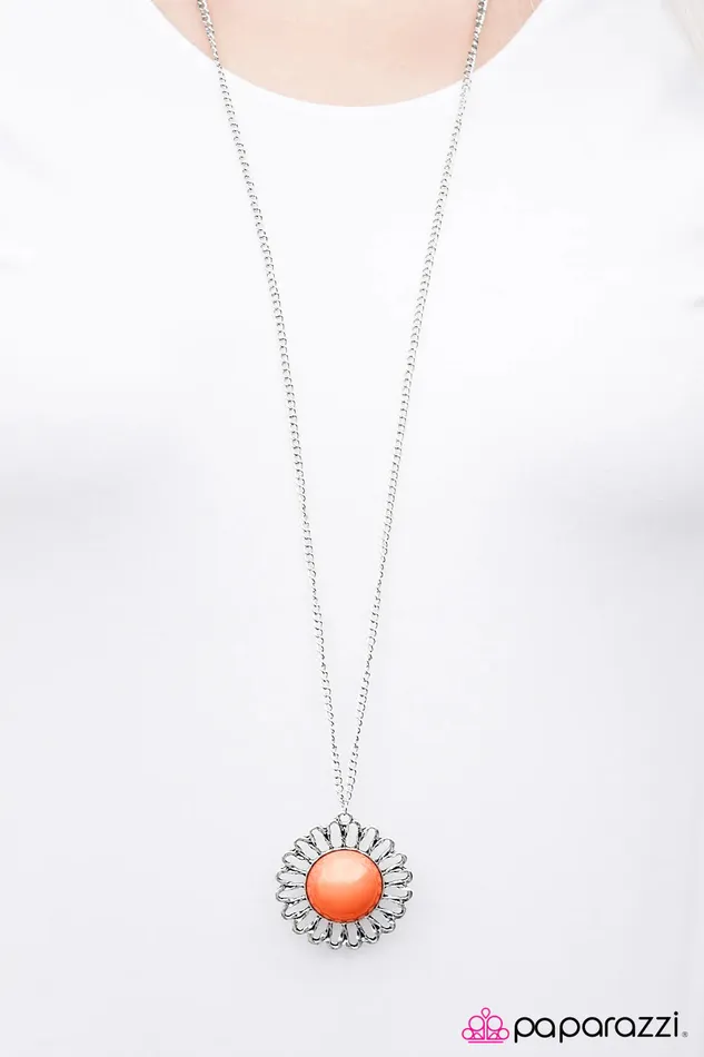 Necklaces Paparazzi Necklace Find Your Wild Orange Paparazzi Jewelry