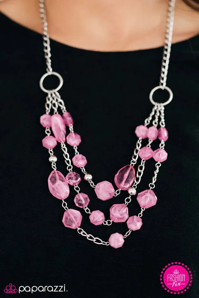 Necklaces Paparazzi Necklace Summer Sunsets Pink Paparazzi Jewelry