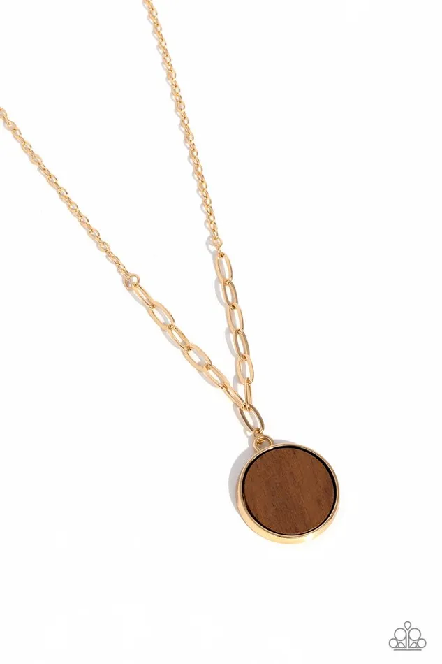 Necklaces Paparazzi Necklace WOODnt Dream of It Gold Paparazzi Jewelry Necklaces Paparazzi Necklace WOODnt Dream of It Gold Paparazzi Jewelry