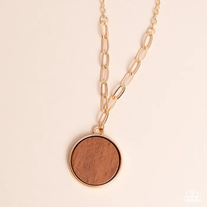 Necklaces Paparazzi Necklace WOODnt Dream of It Gold Paparazzi Jewelry Necklaces Paparazzi Necklace WOODnt Dream of It Gold Paparazzi Jewelry