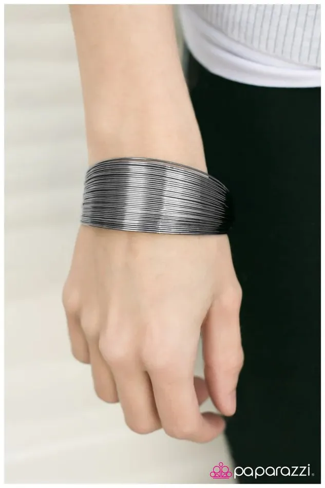 Paparazzi Bracelet A Fine Frenzy Black Paparazzi Jewelry Bracelets