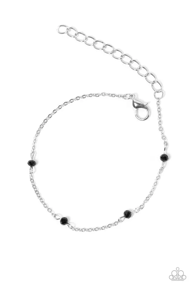 Paparazzi Bracelet A Pinch Of Sparkle Black Paparazzi Jewelry Bracelets