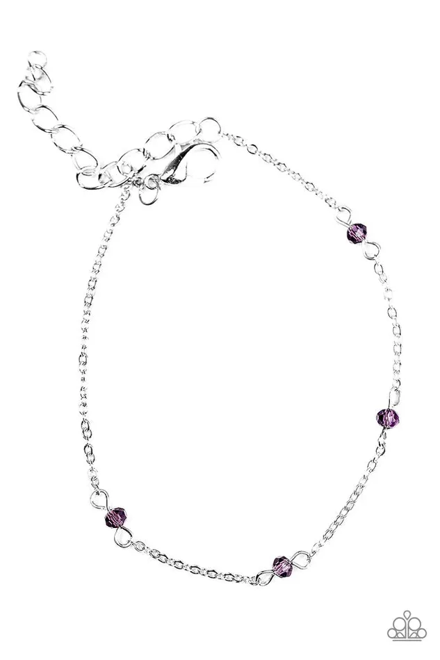 Paparazzi Bracelet A Pinch Of Sparkle Purple Paparazzi Jewelry Bracelets