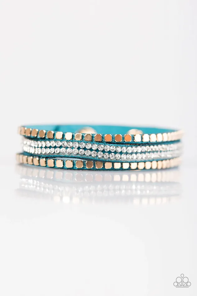 Paparazzi Bracelet Bomb Squad Blue Paparazzi Jewelry Bracelets
