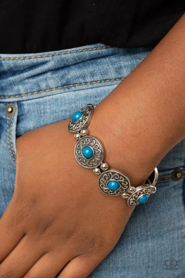 Paparazzi Bracelet Flirty Finery Blue Paparazzi Jewelry Bracelets