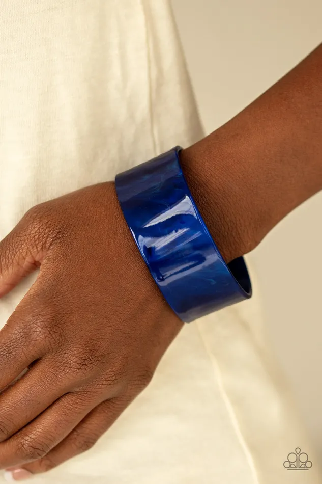 Paparazzi Bracelet Glaze Over Blue Paparazzi Jewelry Bracelets