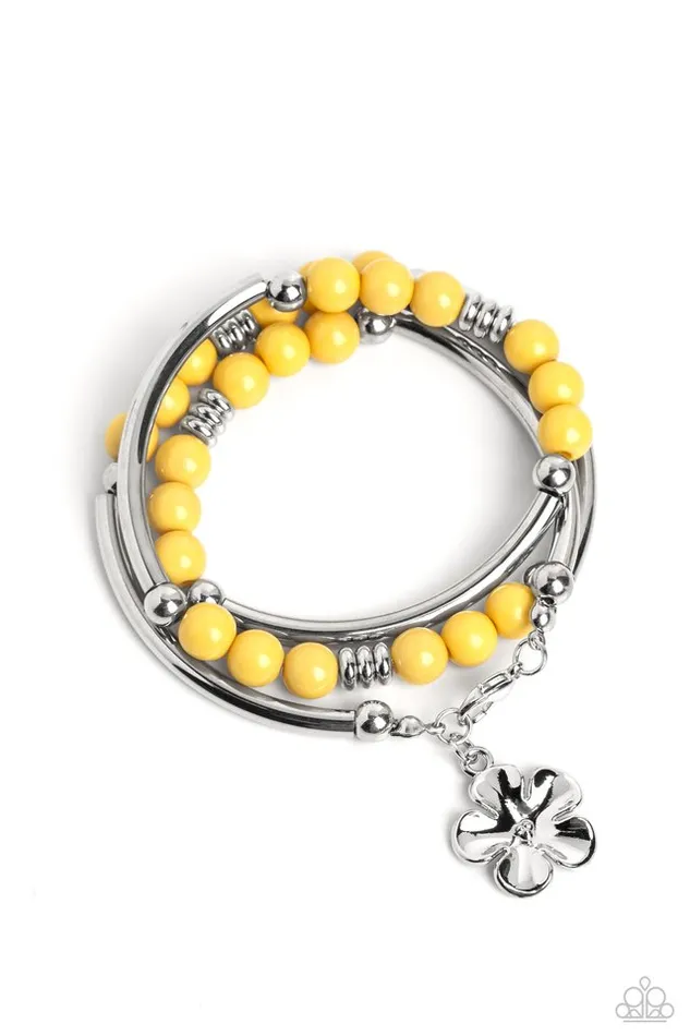 Paparazzi Bracelet Off the WRAP Yellow Paparazzi Jewelry Bracelets Paparazzi Bracelet Off the WRAP Yellow Paparazzi Jewelry Bracelets