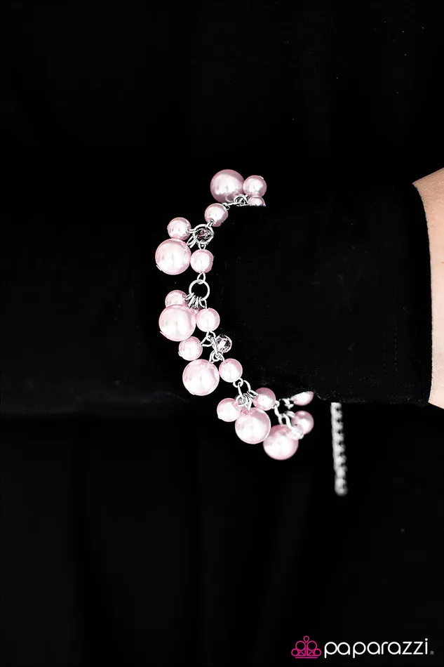 Paparazzi Bracelet Out To Sea Pink Paparazzi Jewelry Bracelets