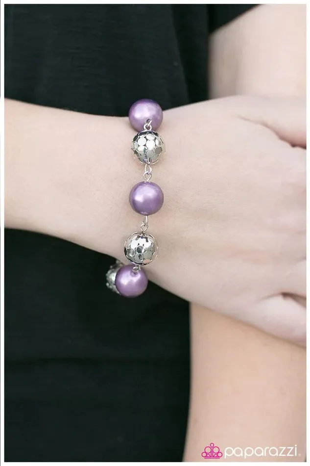 Paparazzi Bracelet PS I Love You Purple Paparazzi Jewelry Bracelets