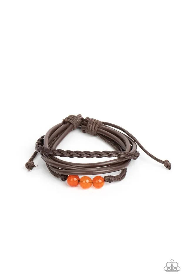 Paparazzi Bracelet Rest Easy Orange Paparazzi Jewelry Bracelets Paparazzi Bracelet Rest Easy Orange Paparazzi Jewelry Bracelets