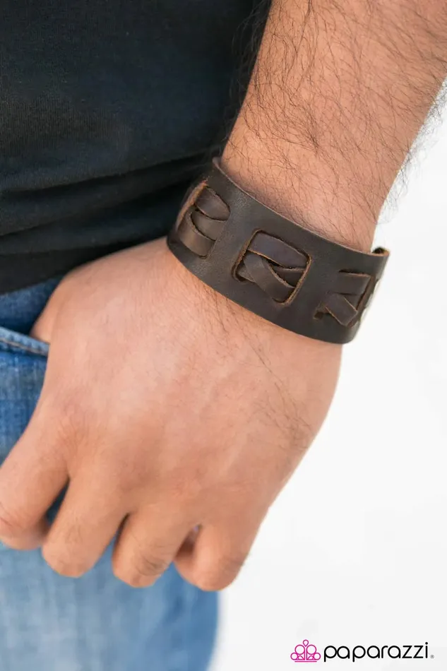 Paparazzi Bracelet The Huntsman Brown Paparazzi Jewelry Bracelets