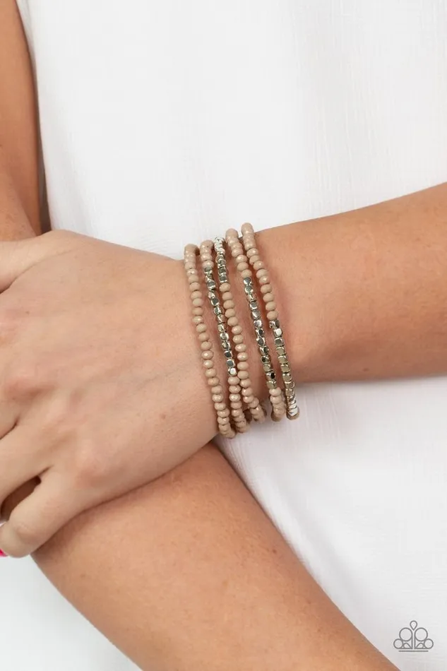 Paparazzi Bracelet Tulum Trek Brown Paparazzi Jewelry Bracelets