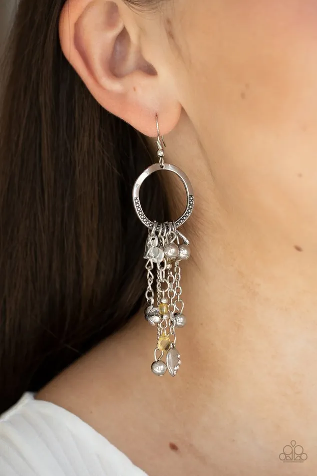 Paparazzi Earring Charm School Yellow Paparazzi Jewelry Earrings