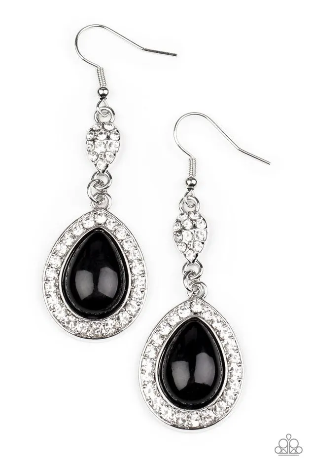 Paparazzi Earring Elite Elegance Black Paparazzi Jewelry Earrings Paparazzi Earring Elite Elegance Black Paparazzi Jewelry Earrings