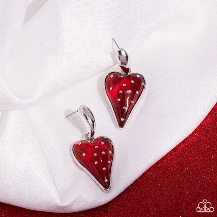 Paparazzi Earring Glossy Goodwill Red Paparazzi Jewelry Earrings Paparazzi Earring Glossy Goodwill Red Paparazzi Jewelry Earrings