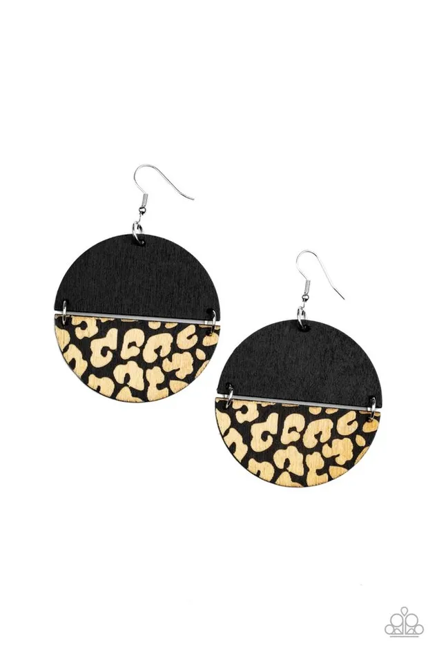 Paparazzi Earring Jungle Catwalk Black Paparazzi Jewelry Earrings Paparazzi Earring Jungle Catwalk Black Paparazzi Jewelry Earrings