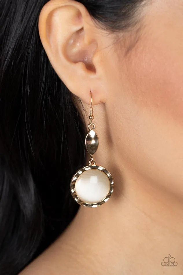 Paparazzi Earring Magically Magnificent Gold Paparazzi Jewelry Earrings