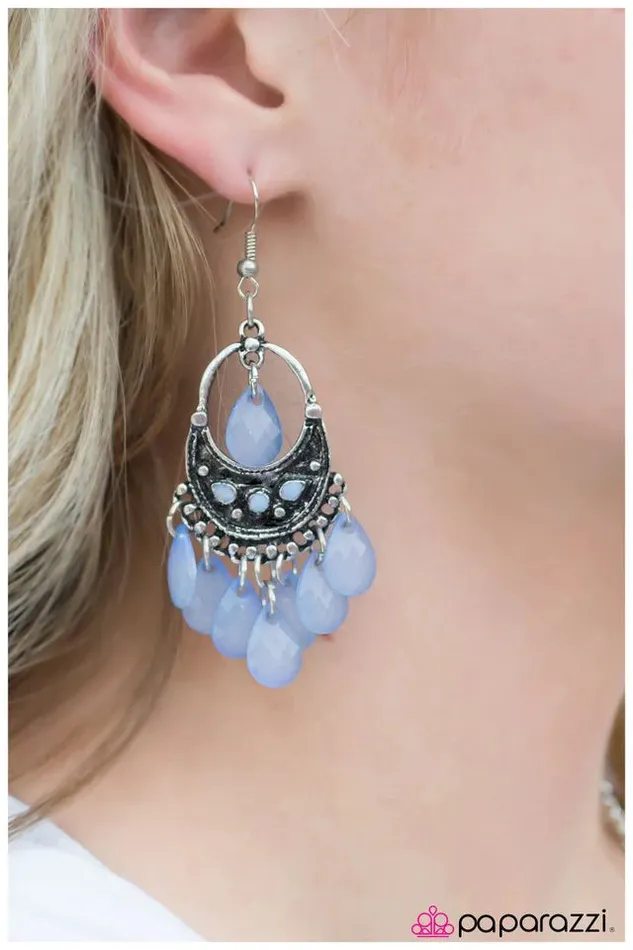 Paparazzi Earring Oh That is Rich Blue Paparazzi Jewelry Earrings